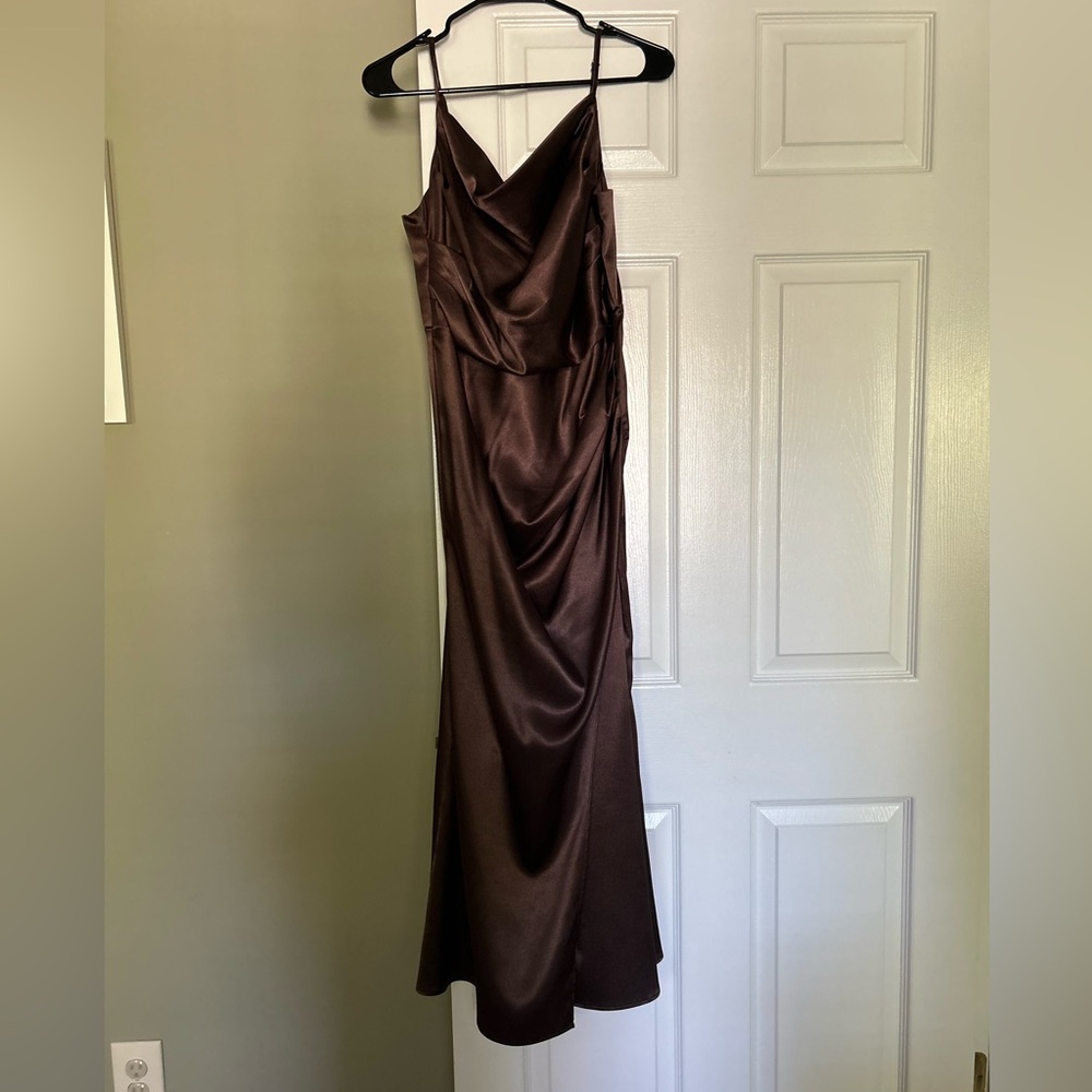 Birdy Grey Formal Chocolate Brown Dress